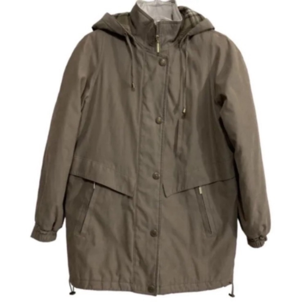 Braetan Winter Coat With Detachable Hood Womens Size Medium Brown